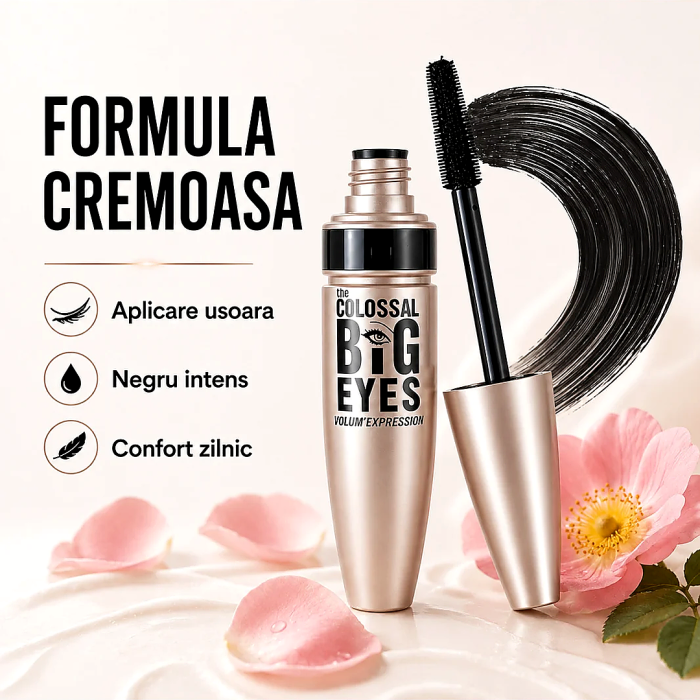 Mascara volum & separare, efect evantai, waterproof, formula cremoasa, Negru, pentru rutina beauty - imagine principala produs|Mascara volum & separare, efect evantai, waterproof, formula cremoasa, Negru, pentru rutina beauty - detaliu produs 2|Mascara volum & separare, efect evantai, waterproof, formula cremoasa, Negru, pentru rutina beauty - detaliu produs 3|Mascara volum & separare, efect evantai, waterproof, formula cremoasa, Negru, pentru rutina beauty - detaliu produs 4|Mascara volum & separare, efect evantai, waterproof, formula cremoasa, Negru, pentru rutina beauty - detaliu produs 5|Mascara volum & separare, efect evantai, waterproof, formula cremoasa, Negru, pentru rutina beauty - detaliu produs 6|Mascara volum & separare, efect evantai, waterproof, formula cremoasa, Negru, pentru rutina beauty - detaliu produs 7 [6]