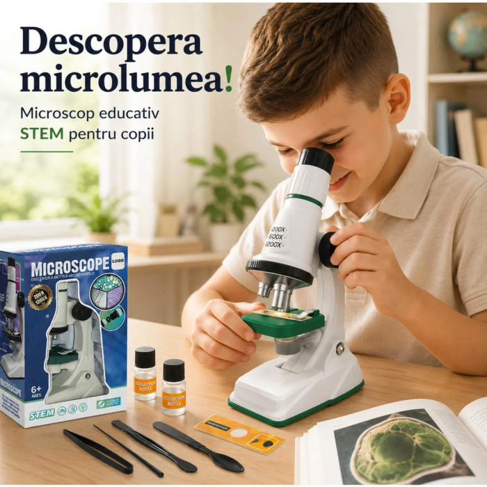 Microscop Educativ pentru Copii, STEM, Marire 200X/600X/1200X, LED - imagine principala produs|Microscop Educativ pentru Copii, STEM, Marire 200X/600X/1200X, LED - detaliu produs 2|Microscop Educativ pentru Copii, STEM, Marire 200X/600X/1200X, LED - detaliu produs 3|Microscop Educativ pentru Copii, STEM, Marire 200X/600X/1200X, LED - detaliu produs 4|Microscop Educativ pentru Copii, STEM, Marire 200X/600X/1200X, LED - detaliu produs 5|Microscop Educativ pentru Copii, STEM, Marire 200X/600X/1200X, LED - detaliu produs 6|Microscop Educativ pentru Copii, STEM, Marire 200X/600X/1200X, LED - detaliu produs 7|Microscop Educativ pentru Copii, STEM, Marire 200X/600X/1200X, LED - detaliu produs 8 [4]
