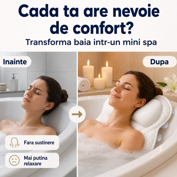 Perna baie ergonomica 4D Air Mesh pentru cada [2]