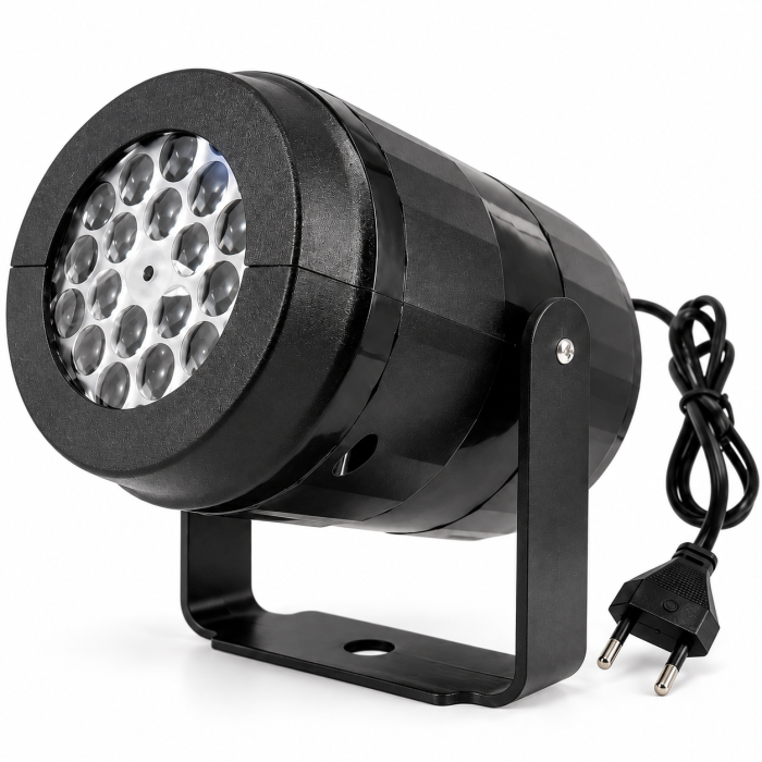 Proiector laser Crăciun multicolor cu 16 modele, 12W, unghi reglabil și acoperire de până la 20 x 20 m. [8]