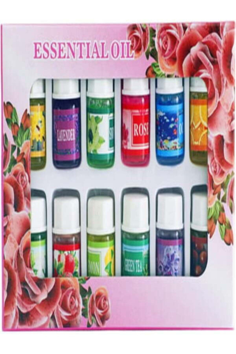 Set 12 Uleiuri Esentiale Pure, Naturale, Vegane - 12×3 ml, Aromaterapie, pentru rutina beauty - imagine principala produs [8]