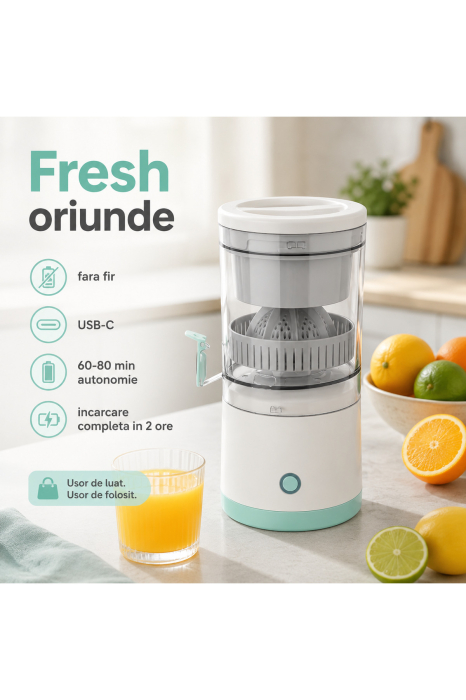 Storcator electric pentru portocale lamai lime si grapefruit