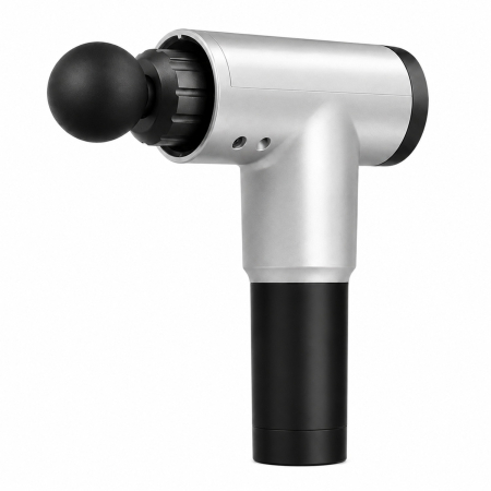 Aparat de masaj Gun, 5 trepte 20-60 Hz, 4 capete, baterie 2600 mAh, autonomie pana la 3 ore [7]