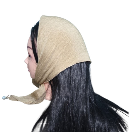 Baticute Plisate Mari - Batic Perla Elegance Bej – batic plisat mare elegant cu perla