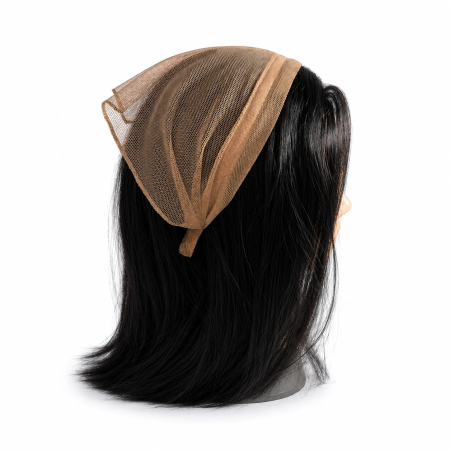 Baticute & Cordelute - Baticut din tulle pe coronita, model simplu Maro Caramel, accesoriu de cap feminin si comod
