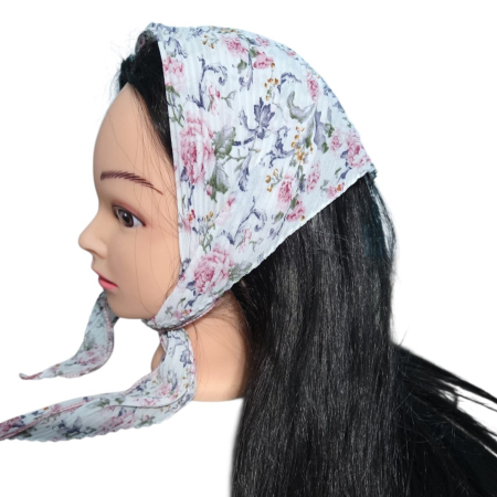 Baticute & Cordelute - Baticut plisat elegant pentru biserica, material usor si confortabil, model feminin, English Garden