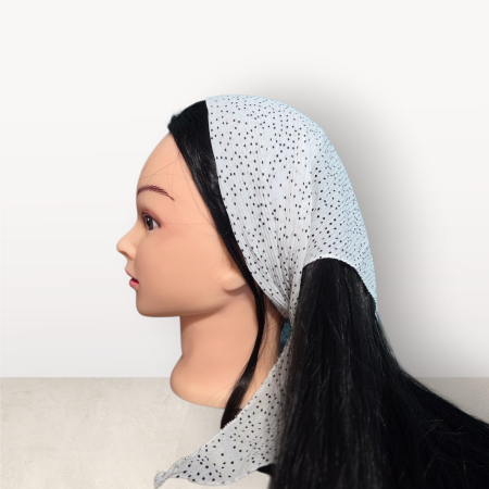 Baticut plisat elegant pentru biserica, material usor si confortabil, model feminin, Daisy Bloom [1]