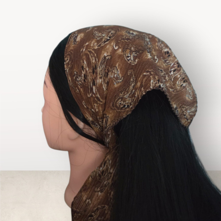 Baticute Plisate cu Model - Baticut plisat elegant pentru biserica, material usor si confortabil, model feminin, Golden Heritage