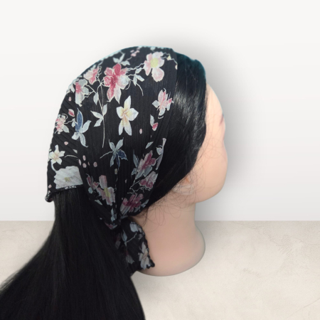 Baticute Plisate cu Model - Baticut plisat elegant pentru biserica, material usor si confortabil, model feminin, Evening Rose