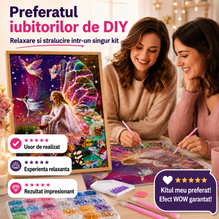 Kit de broderie cu diamante 5D, Set DIY pentru Adulti si Decor Handmade - imagine principala produs|Kit de broderie cu diamante 5D, Set DIY pentru Adulti si Decor Handmade - detaliu produs 2|Kit de broderie cu diamante 5D, Set DIY pentru Adulti si Decor Handmade - detaliu produs 3|Kit de broderie cu diamante 5D, Set DIY pentru Adulti si Decor Handmade - detaliu produs 4|Kit de broderie cu diamante 5D, Set DIY pentru Adulti si Decor Handmade - detaliu produs 5 [4]