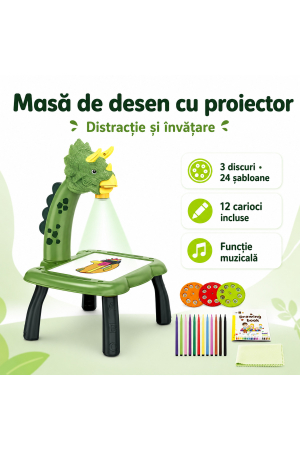 Educative si STEM - Masa de Desen cu Proiector, 24 Sabloane, 12 Carioci, Muzica, pentru copii - imagine principala produs|Masa de Desen cu Proiector, 24 Sabloane, 12 Carioci, Muzica, pentru copii - detaliu produs 2|Masa de Desen cu Proiector, 24 Sabloane, 12 Carioci, Muzica, pentru copii - detaliu produs 3|Masa de Desen cu Proiector, 24 Sabloane, 12 Carioci, Muzica, pentru copii - detaliu produs 4|Masa de Desen cu Proiector, 24 Sabloane, 12 Carioci, Muzica, pentru copii - detaliu produs 5