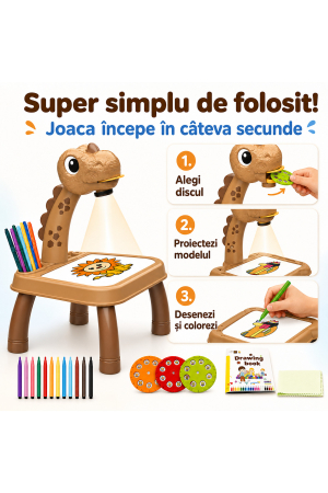 Masa de Desen cu Videoproiector Girafa, 32 Imagini, LED, Muzica, pentru copii - imagine principala produs|Masa de Desen cu Videoproiector Girafa, 32 Imagini, LED, Muzica, pentru copii - detaliu produs 2|Masa de Desen cu Videoproiector Girafa, 32 Imagini, LED, Muzica, pentru copii - detaliu produs 3|Masa de Desen cu Videoproiector Girafa, 32 Imagini, LED, Muzica, pentru copii - detaliu produs 4|Masa de Desen cu Videoproiector Girafa, 32 Imagini, LED, Muzica, pentru copii - detaliu produs 5|Masa de Desen cu Videoproiector Girafa, 32 Imagini, LED, Muzica, pentru copii - detaliu produs 6|Masa de Desen cu Videoproiector Girafa, 32 Imagini, LED, Muzica, pentru copii - detaliu produs 7 [1]