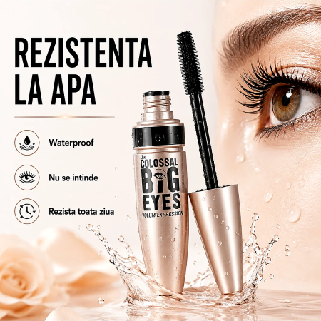 Mascara volum & separare, efect evantai, waterproof, formula cremoasa, Negru, pentru rutina beauty - imagine principala produs|Mascara volum & separare, efect evantai, waterproof, formula cremoasa, Negru, pentru rutina beauty - detaliu produs 2|Mascara volum & separare, efect evantai, waterproof, formula cremoasa, Negru, pentru rutina beauty - detaliu produs 3|Mascara volum & separare, efect evantai, waterproof, formula cremoasa, Negru, pentru rutina beauty - detaliu produs 4|Mascara volum & separare, efect evantai, waterproof, formula cremoasa, Negru, pentru rutina beauty - detaliu produs 5|Mascara volum & separare, efect evantai, waterproof, formula cremoasa, Negru, pentru rutina beauty - detaliu produs 6|Mascara volum & separare, efect evantai, waterproof, formula cremoasa, Negru, pentru rutina beauty - detaliu produs 7 [2]