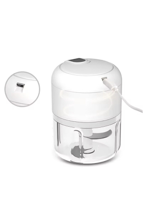 Mini tocator electric 250 ml, 3 lame inox, incarcare USB, compact, Alb - imagine principala produs|Mini tocator electric 250 ml, 3 lame inox, incarcare USB, compact, Alb - detaliu produs 2|Mini tocator electric 250 ml, 3 lame inox, incarcare USB, compact, Alb - detaliu produs 3|Mini tocator electric 250 ml, 3 lame inox, incarcare USB, compact, Alb - detaliu produs 4|Mini tocator electric 250 ml, 3 lame inox, incarcare USB, compact, Alb - detaliu produs 5|Mini tocator electric 250 ml, 3 lame inox, incarcare USB, compact, Alb - detaliu produs 6|Mini tocator electric 250 ml, 3 lame inox, incarcare USB, compact, Alb - detaliu produs 7 [1]