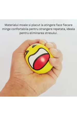 Set 12 bile antistres squishy cu emoticoane, jucarii moi pentru relaxare si anxietate, Galben, pentru copii - imagine principala produs|Set 12 bile antistres squishy cu emoticoane, jucarii moi pentru relaxare si anxietate, Galben, pentru copii - detaliu produs 2|Set 12 bile antistres squishy cu emoticoane, jucarii moi pentru relaxare si anxietate, Galben, pentru copii - detaliu produs 3|Set 12 bile antistres squishy cu emoticoane, jucarii moi pentru relaxare si anxietate, Galben, pentru copii - detaliu produs 4|Set 12 bile antistres squishy cu emoticoane, jucarii moi pentru relaxare si anxietate, Galben, pentru copii - detaliu produs 5|Set 12 bile antistres squishy cu emoticoane, jucarii moi pentru relaxare si anxietate, Galben, pentru copii - detaliu produs 6 [3]