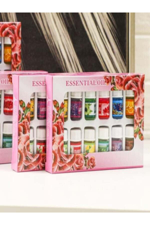 Set 12 Uleiuri Esentiale Pure, Naturale, Vegane - 12×3 ml, Aromaterapie, pentru rutina beauty - imagine principala produs [6]