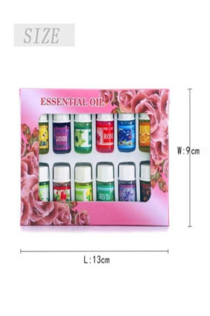 Set 12 Uleiuri Esentiale Pure, Naturale, Vegane - 12×3 ml, Aromaterapie, pentru rutina beauty - imagine principala produs [5]