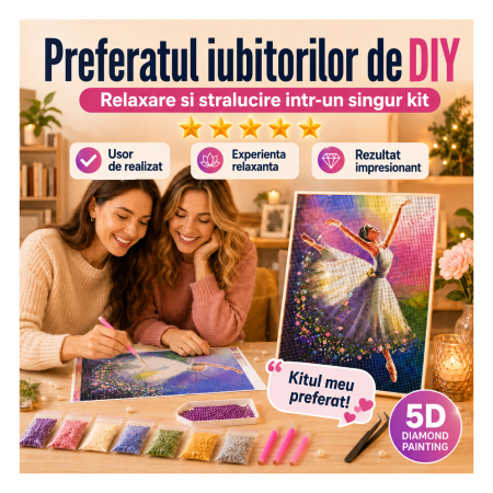 Set Broderie cu Diamante 5D 30x40 cm, Pictura Diamantata Multicolor, Kit DIY Decorativ - imagine principala produs|Set Broderie cu Diamante 5D 30x40 cm, Pictura Diamantata Multicolor, Kit DIY Decorativ - detaliu produs 2|Set Broderie cu Diamante 5D 30x40 cm, Pictura Diamantata Multicolor, Kit DIY Decorativ - detaliu produs 3|Set Broderie cu Diamante 5D 30x40 cm, Pictura Diamantata Multicolor, Kit DIY Decorativ - detaliu produs 4|Set Broderie cu Diamante 5D 30x40 cm, Pictura Diamantata Multicolor, Kit DIY Decorativ - detaliu produs 5|Set Broderie cu Diamante 5D 30x40 cm, Pictura Diamantata Multicolor, Kit DIY Decorativ - detaliu produs 6 [4]