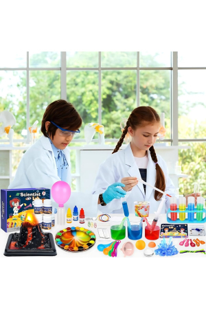 Set Laborator de Stiinta pentru Copii, Design Interactiv, 100+ Activitati, Dezvoltare STEM - imagine principala produs [4]