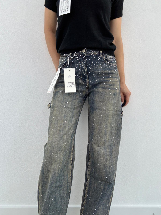 Blugi Helen cu strasuri [2]