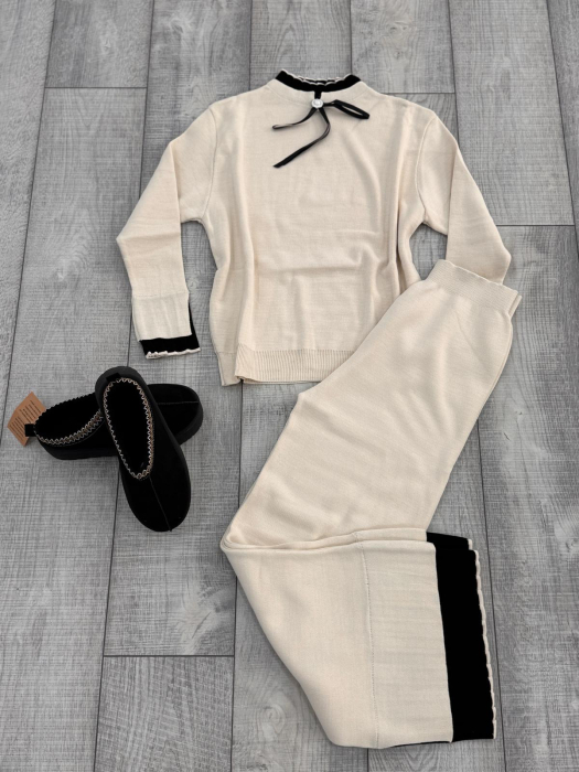 Compleu Tricot Premium S2 Bej [2]