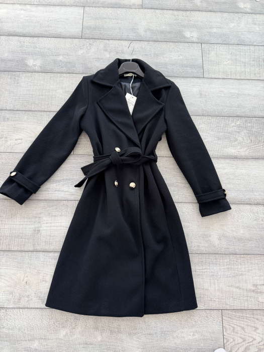 Palton toamnă Negru [2]