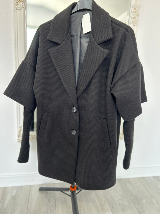 Palton toamnă matlasat lung [5]