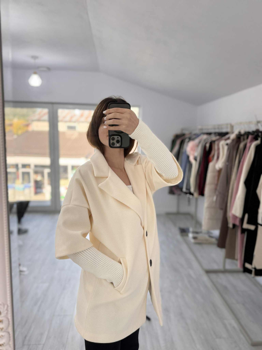 Palton toamnă matlasat lung [4]