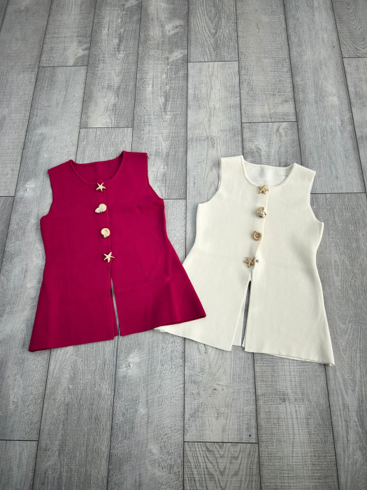 Vestă AZara Roz-Fucsia [2]