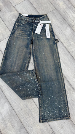 Blugi - Blugi Helen cu strasuri