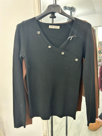 Bluze - Bluza Anastasia Negru