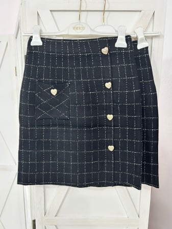 Fuste - Fustă bumbac buclat