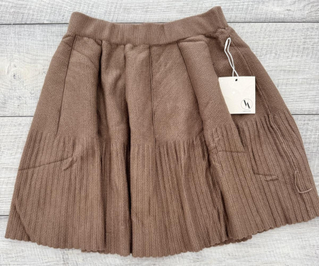 Fuste - Fustă Tricot - Cappucino