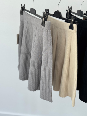 Fustă Tricot - Nude [1]