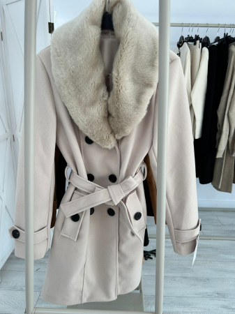 Paltoane - Palton midi-Bej