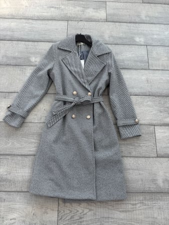 Paltoane - Palton toamnă Gri