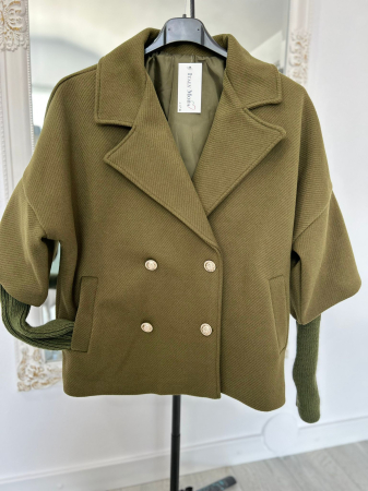 Palton toamnă matlasat scurt [3]