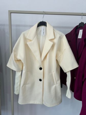 Paltoane - Palton toamnă matlasat lung