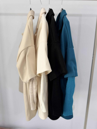 Palton toamnă matlasat lung [2]