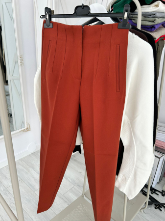 Pantalon Karol Office-Cărămiziu [2]