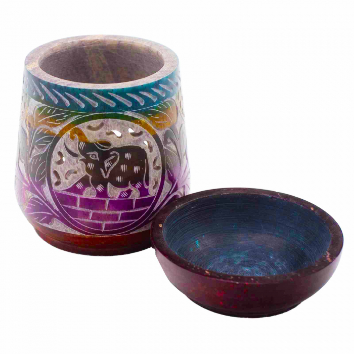 Aroma Lampa din Steatit - Elefant - 5 Culori [2]