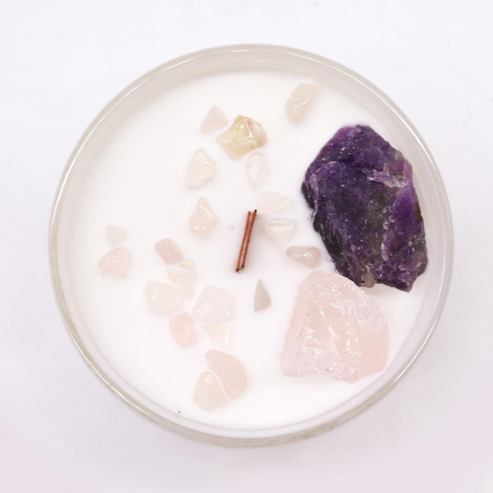 Lumanari Chakra cu Pietre Pretioase - Chakra al Treilea Ochi [2]