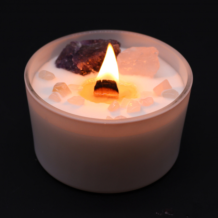 Lumanari Chakra cu Pietre Pretioase - Chakra al Treilea Ochi [5]