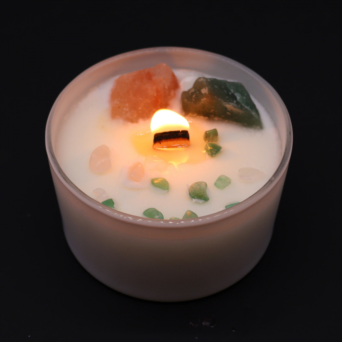Lumanari Chakra cu Pietre Pretioase - Chakra Inimii [5]