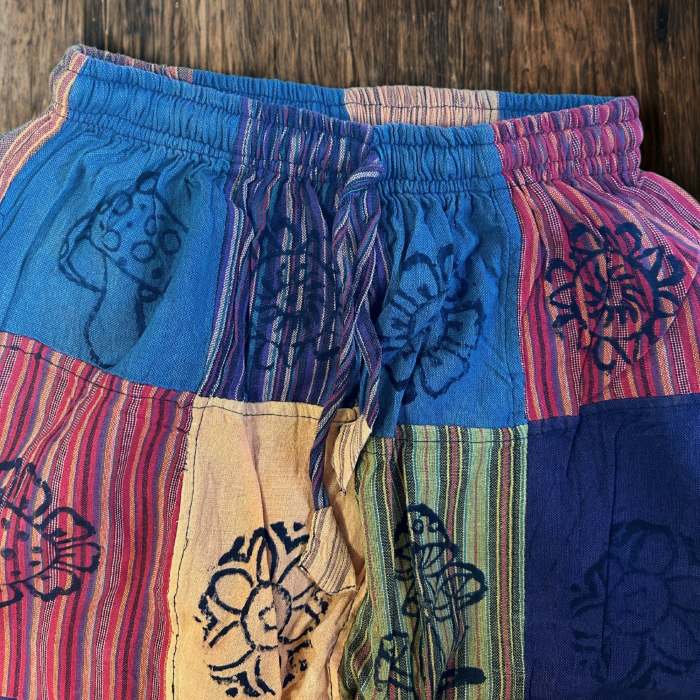 Pantaloni boho unisex cu imprimeu ciuperci [4]