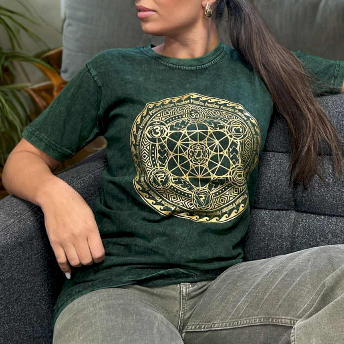tricou Mandala Hamsa Chakra [5]