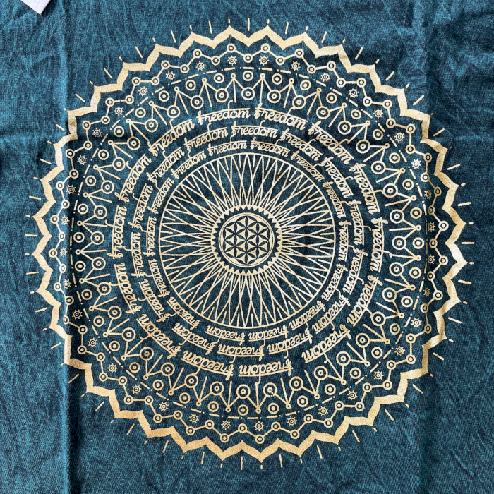 Tricou Stone Wash - Mandala - Verde [3]
