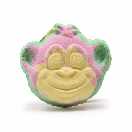 Bombe de Baie Copii - Bomba de Baie - Maimuta - Guava si Capsuni 90g