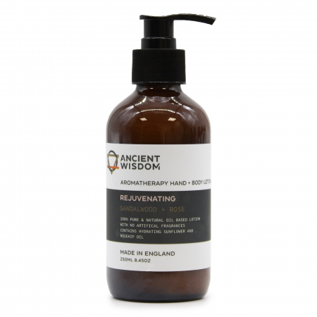 Lotiune pentru Maini si Corp 250 ml - Lotiune pentru Maini si Corp - Lemn de Santal si Trandafir 250 ml