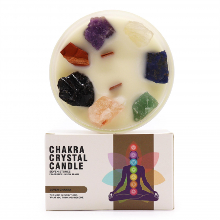 Lumanari Chakra cu Pietre Pretioase - Lumanari Chakra cu Pietre Pretioase - Sapte Chakre
